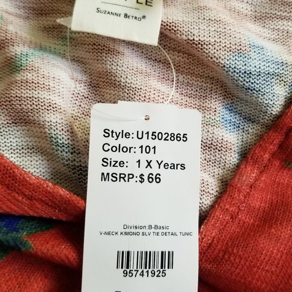 Simple by Suzanne Betro Dolman Sleeve Women's Top - Picture 3 of 4